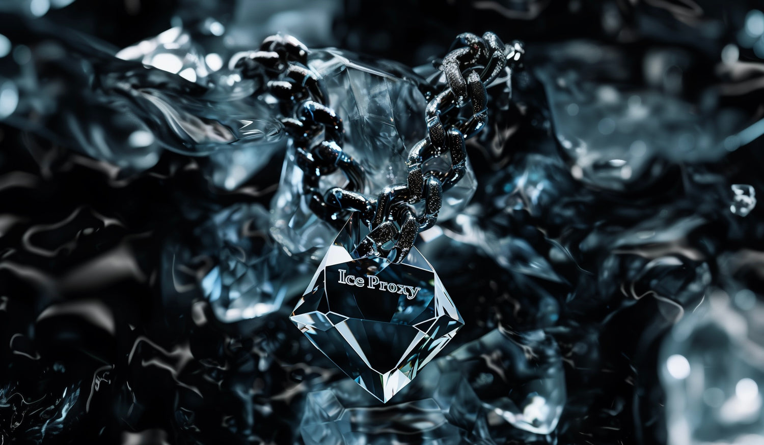 Luxurious diamond chain showcasing premium sparkle.