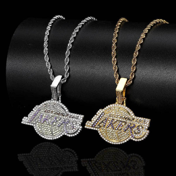 The "Lakers" Los Angeles Lakers Iced Hip-hop Pendant